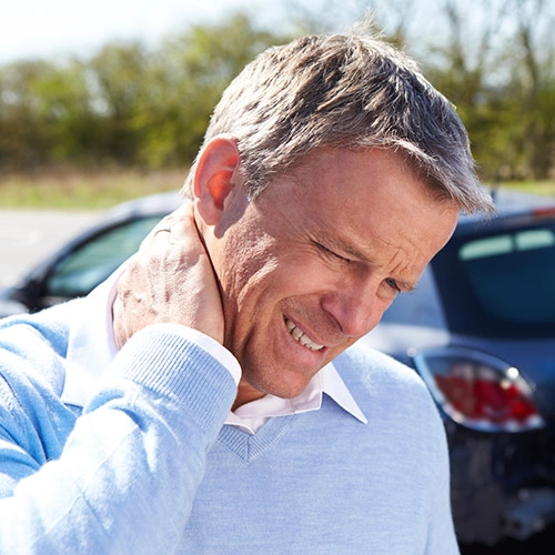 Chiropractic Greenbelt MD Man With Whiplash Neck Pain